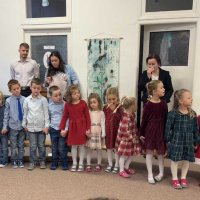 Vánoční zpívání 1.a 2.třída 